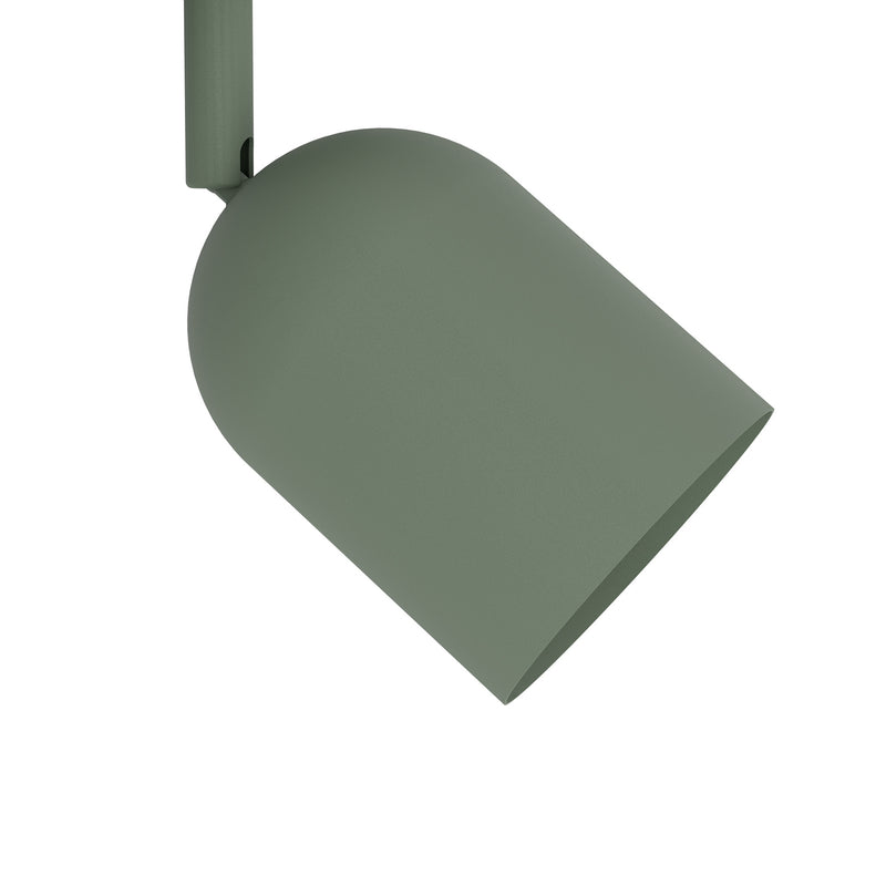 Eglo Deckenstrahler Strahler Tilston LED Lampe dimmbar dunkelgrün 58cm 4-flammg - 9008606359684