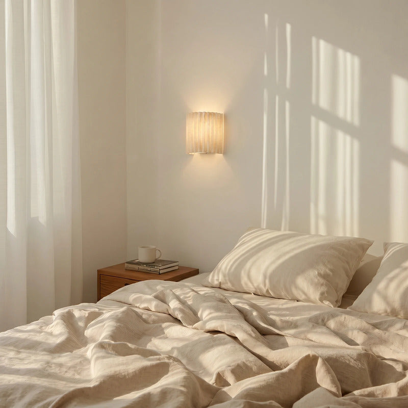 Libbie Wandleuchte creme E27 Leuchte Wandlampe Designer 20cm Höhe stilvoll - 4255830913341