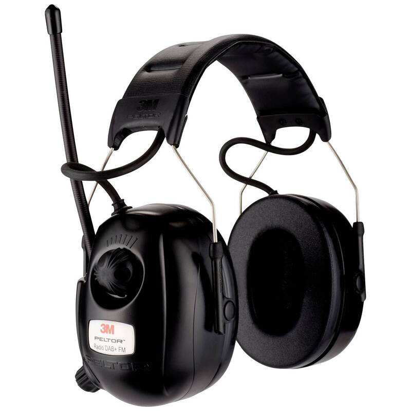 3M Peltor Kapselgehörschutz-Headset HRXD7A-01 31dB inkl. Radio schwarz 367g - 7318640067615