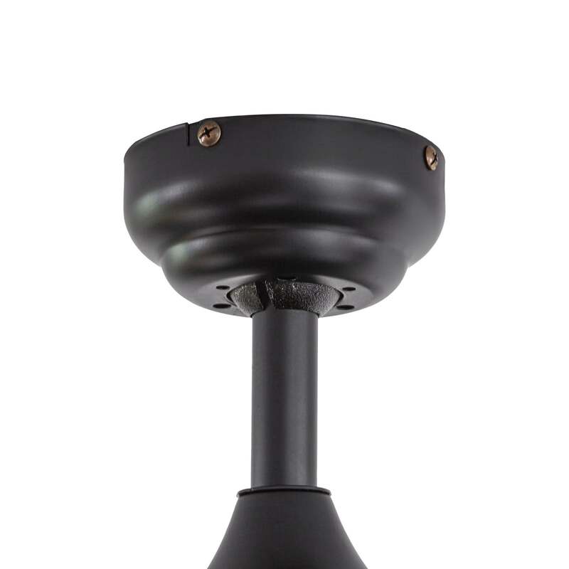 Lucande Deckenventilator Shamoian schwarz-gold leise Ø132cm für Räume bis 25m² - 4251911744736