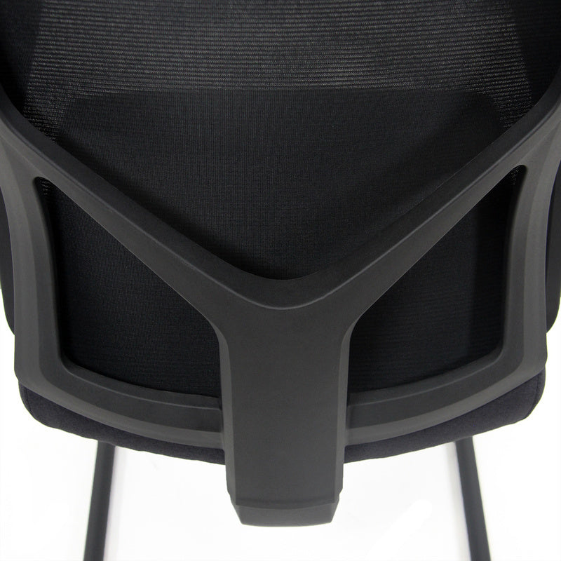 hjh OFFICE Besucherstuhl Konferenzstuhl Stuhl schwarz Armlehne BRETON - 4064323014690