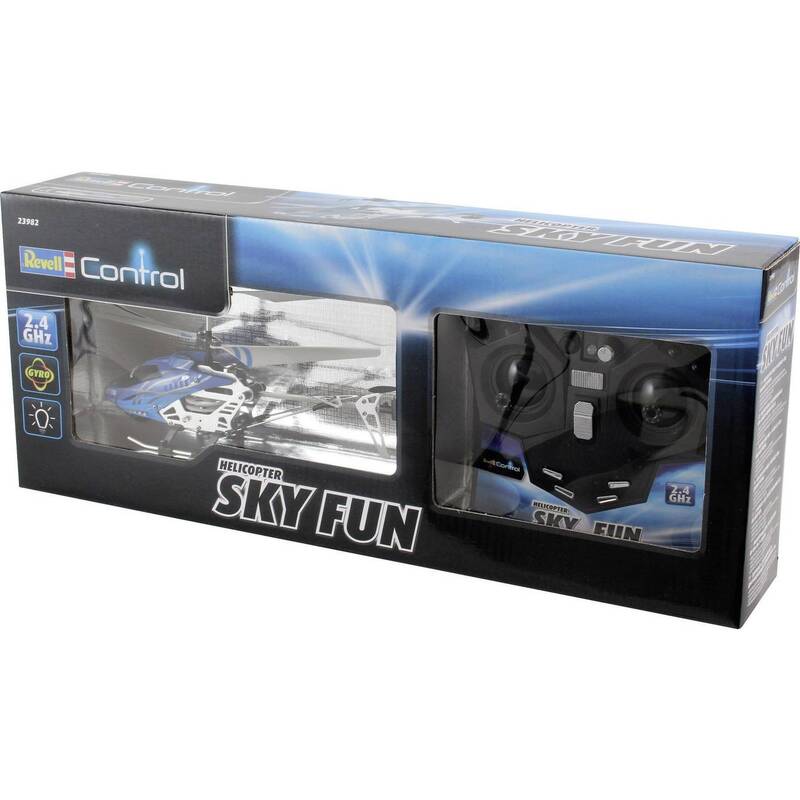 Revell Elektro Micro Helikopter Sky Fun RTF Schwarz Blau Modell 23982 - 4009803239828