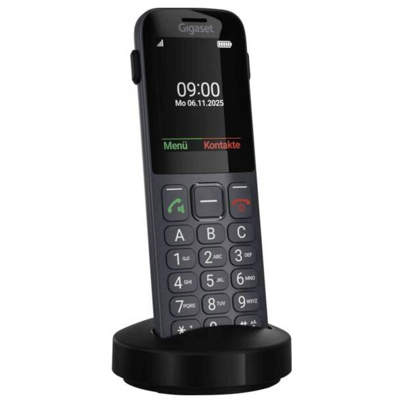 Gigaset Handy COMFORT 600 SIM LTE Mobiltelefon Schwarz Grau 128GB Bluetooth 4G - 4255781906416