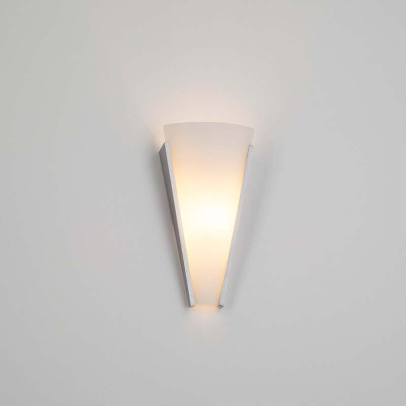 Lindby Wandleuchte Magnus LED Wandlampe dimmbar Glas Aluminium weiß 31cm - 6291105706360