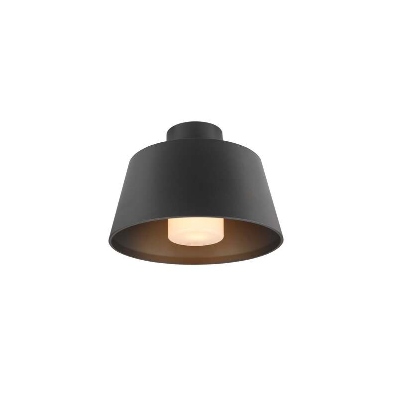 SLV Deckenlampe Photoni LED Außenleuchte dimmbar schwarz Aluminium Ø25cm IP65 - 4024163280952