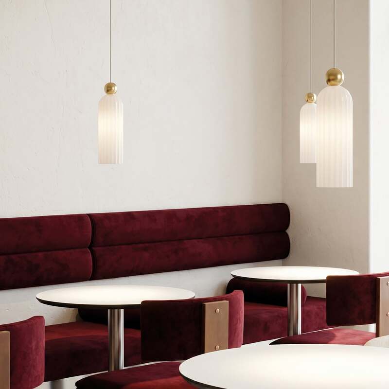 Maytoni Hängeleuchte Pendelleuchte Antic LED Lampe dimmbar messing weiß 34,7cm - 4251110031309