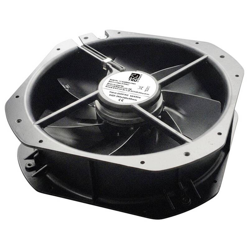 TRU COMPONENTS TC-NA28080 Axiallüfter 230V 118W 2700U/min 2570m³/h schwarz - 4064161327457