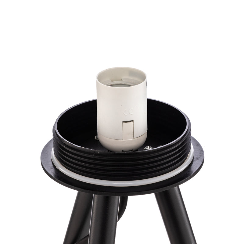 Lucande Terrassenleuchte Trivira LED Gartenlampe Außenleuchte 130cm weiß schwarz - 4251911764499