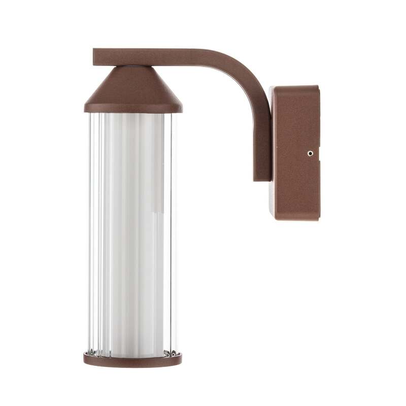 Lindby Außenwandleuchte Neravio LED Gartenleuchte rost 26cm IP54 warmweiß 1450lm - 4255830909221