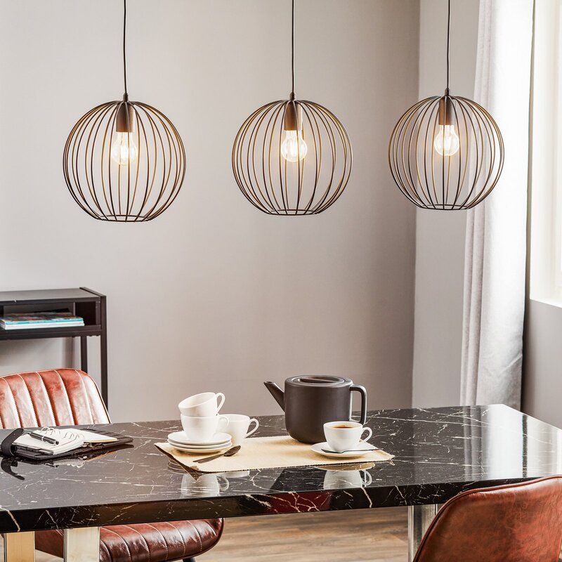 Euluna Hängeleuchte Cumera Deckenlampe Pendelleuchte Lampe dreiflammig lang E27 - 5902349227061
