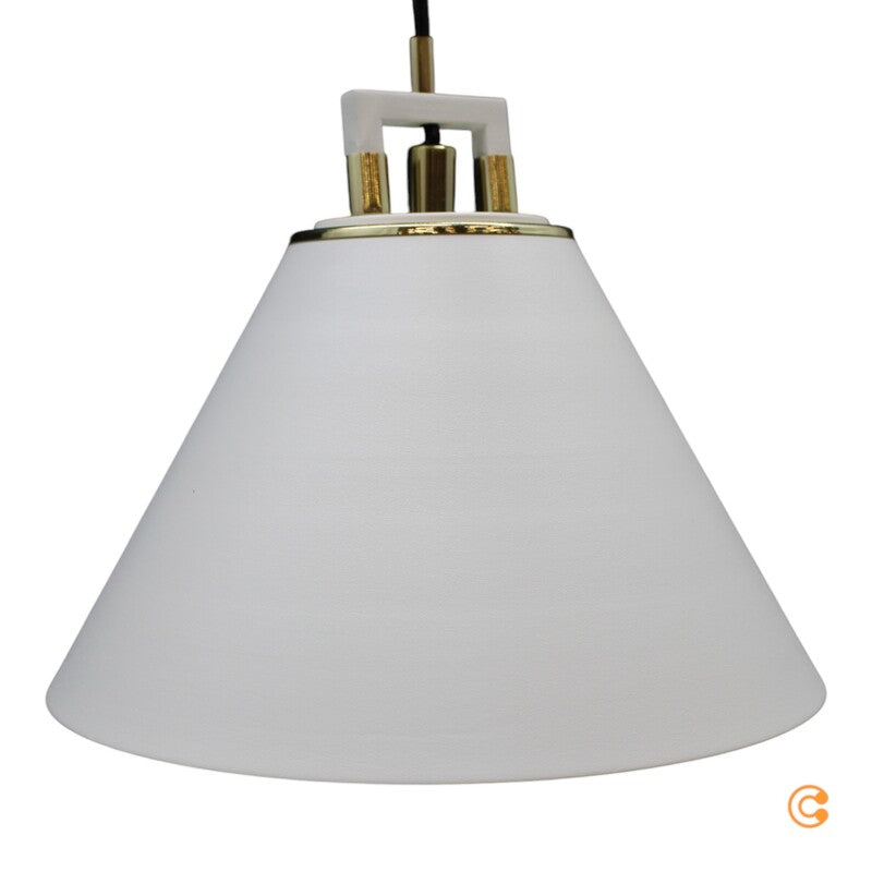 Euluna Hängeleuchte Pendelleuchte Lampe weiß Ø 28cm einflammig E27 Metall - 5902553229226