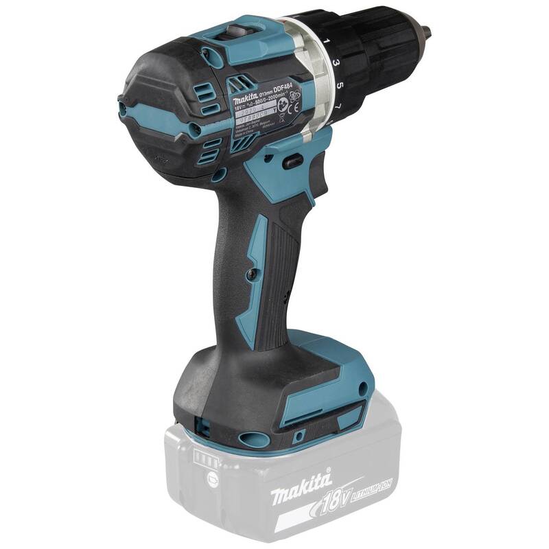 Makita Akku-Bohrschrauber DDF484Z 18V Li-Ion Schrauber Bohrer ohne Akku 1,5kg - 88381826310