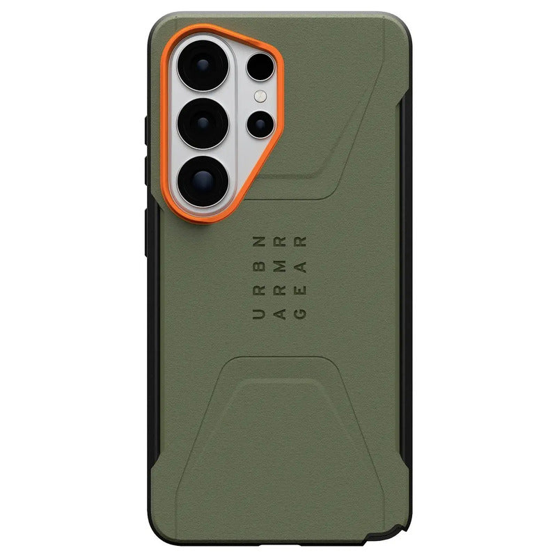 Urban Armor Gear Civilian LT Case Samsung Galaxy S26 Oliv rutschfest MagSafe - 0840283927560