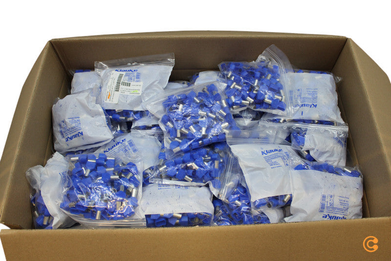 Klauke 87714 16 mm² Teilisoliert 100 St. Zwillings-Aderendhülse 49 SETS - 4012078024082