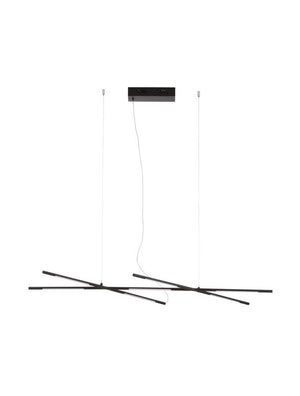 B-Ware Nova Luce Pendelleuchte Hängeleuchte RACCIO LED Schwarz Warmweiß dimmbar 27 W