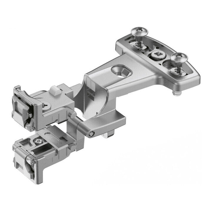 Hettich Scharnier Zwillingsscharnier Selekta Pro 2000 nickel ohne Topf 3 STÜCK - 4023149407833