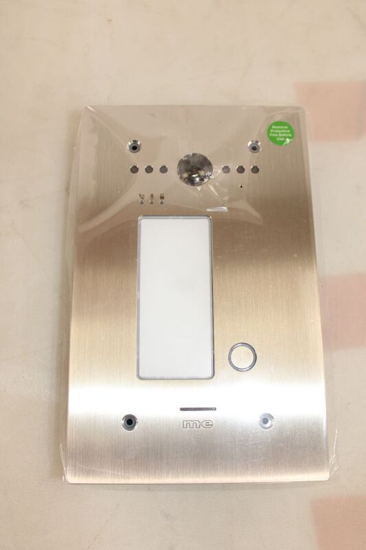 m-e modern-electronics Video-Türsprechanlage ALL-VF10S 2-Draht WLAN Silber 2MP - 4250109191840