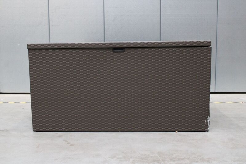 ShelterLogic Aufbewahrungsbox Gartenbox Stahl wetterfest anthrazit 132x70x67cm - 0026862110091