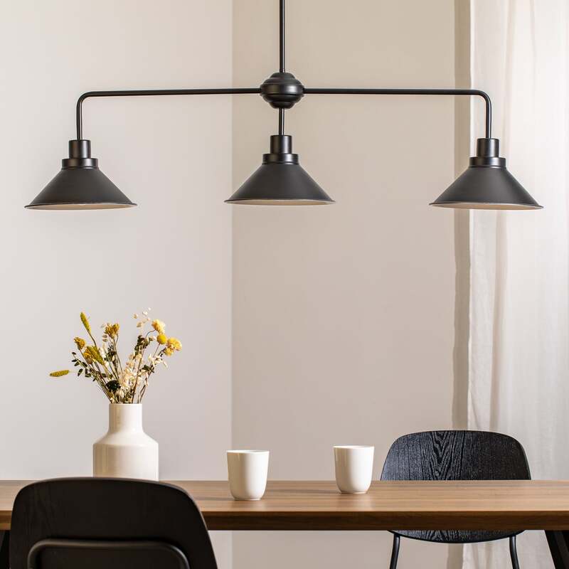 Nowodvorski-Lighting Hängeleuchte Craft III LED Pendelleuchte dimmbar schwarz - 5903139915090