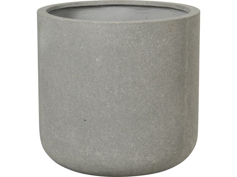Pflanztopf Leichtzement grau 41x41cm Blumentopf mit Bodenloch für Bewässerung - 4007876481854