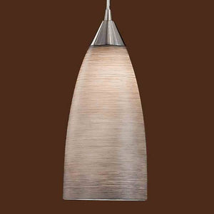 B-Ware Orion Pendelleuchte Madina Hängeleuchte Hängelampe Lampe aus Glas Ø 15 cm braun