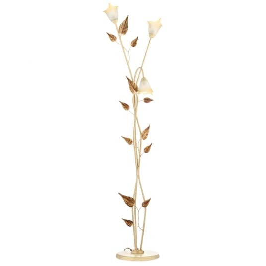 Euluna Stehleuchte Vanda Florentiner Stil elfenbein Stehlampe Standleuchte Lampe - 8030626516922