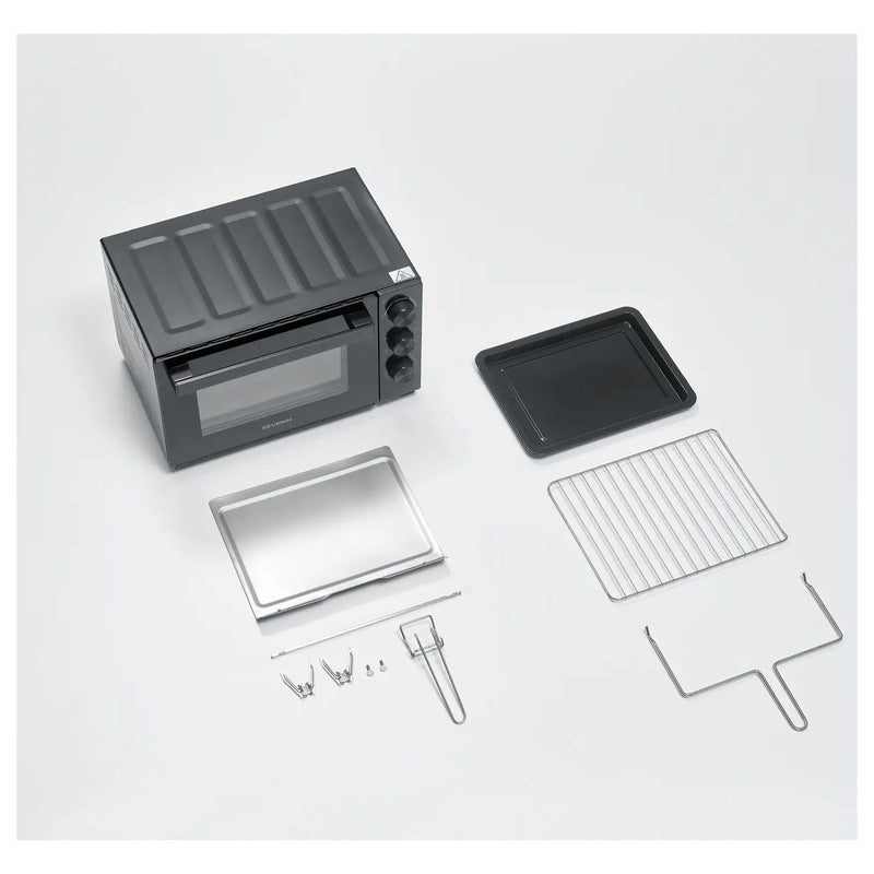 Severin Minibackofen 30l Heißluftofen Grillofen mit Timer und Oberhitze 1600W - 4008146048746