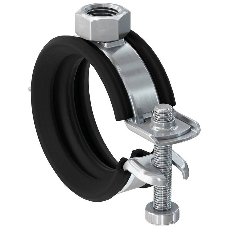Fischer Gelenkrohrschelle Rohrhalterung Schelle M8 FGRS 46-52 Universal Stahl - 4048962440850