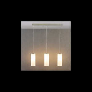 B-Ware Lindby Vinsta Hängeleuchte Pendelleuchte Deckenlampe 3-flmg E27 weißes Glas