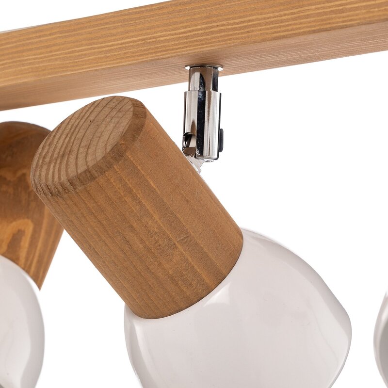 Envostar Nale Deckenspot Kiefer braun Deckenlampe Deckenleuchte Leuchte Spot - 4251911748253