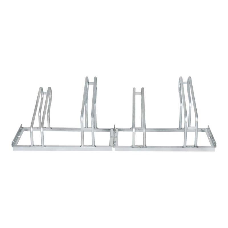 STIER Fahrradständer für 4 Räder Stahl verzinkt stabiler Bügelparker 1400x560mm - 4251709616986