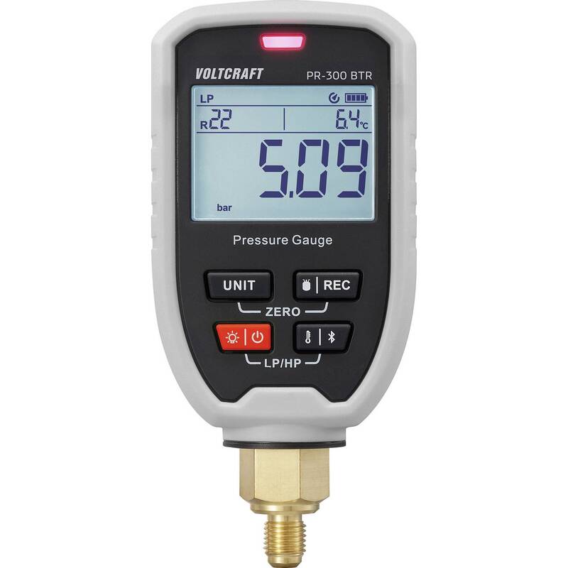 Voltcraft Techno Line PR-300 BTR Druckmessgerät 0-60 bar IP54 250g - 4064161498409