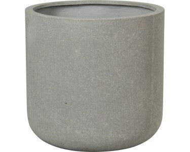 Pflanztopf Leichtzement grau 41x41cm Blumentopf mit Bodenloch für Bewässerung - 4007876481854