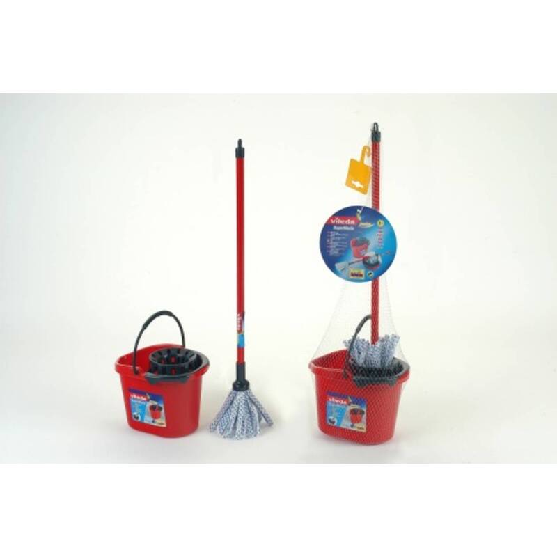 Vileda Spielzeug Wischmopp-Set mit Eimer und Aufsatz Wischset Wischer 30 STÜCK - 4009847067227