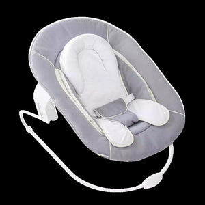 B-Ware Hauck Bouncer 2 in 1 Babywippe ergonomisch Plüsch grau für Hochstuhl Alpha Beta