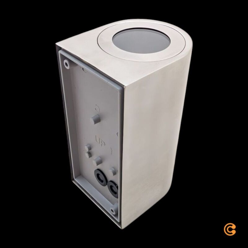 Nordlux Außenwandleuchte Canto Maxi 2 Gartenlampe Leuchte IP44 Edelstahl - 5701581483880
