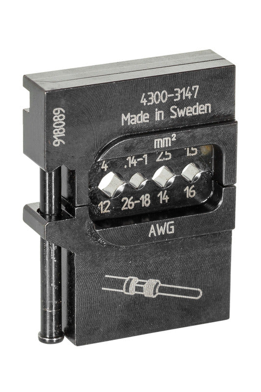 HARTING Modul Einsatz Crimpeinsatz schwere Steckverbinder 1teilig 0.14 bis 4mm² - 4010886855102
