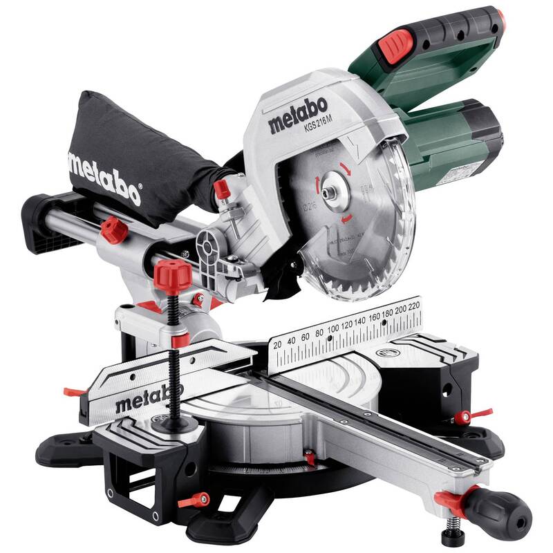 Metabo 613216000 Kappsäge Säge Gehrungssäge Kapp-Säge Kapp 216 mm 30 mm 1200 W - 4061792218185