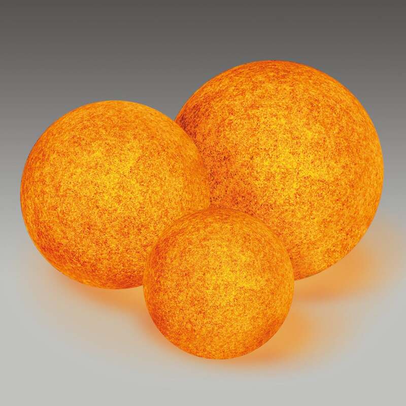 Heitronic Leuchtkugel Gartenleuchte Mundan LED Dekokugel terracotta Ø30cm IP44 - 4002940359534
