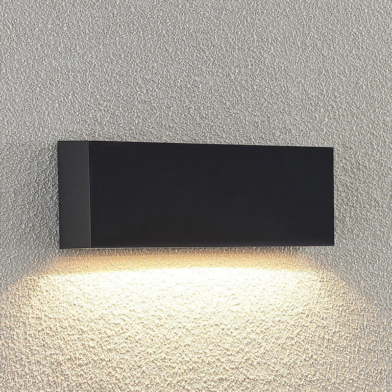 Lindby Außenwandleuchte Jarte LED Gartenlampe Wandlampe grau IP65 24cm 400Lumen - 4251096580440