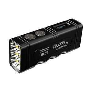 B-Ware NiteCore Taschenlampe TM12K LED Akkubetrieben schwarz Outdoor 12000 lm 233 g