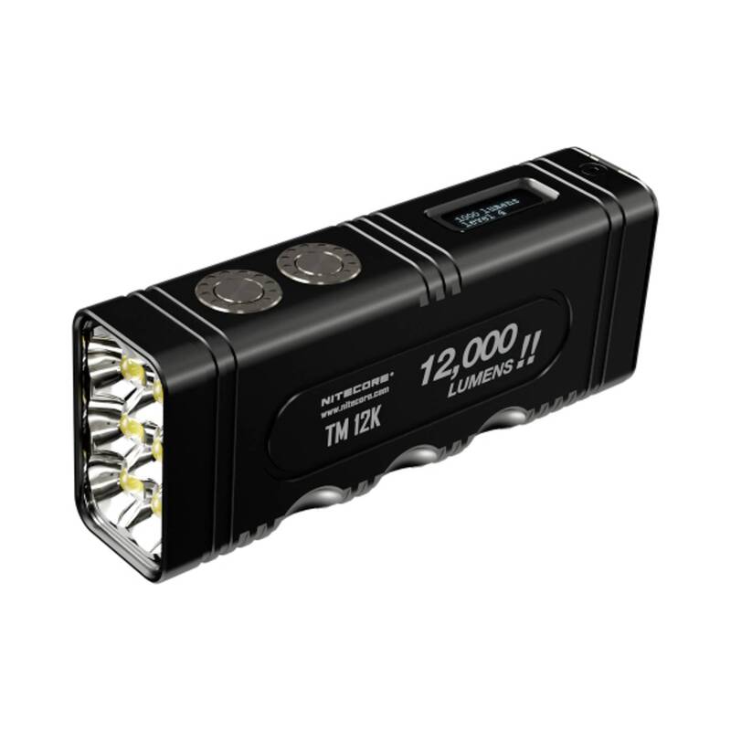 NiteCore Taschenlampe TM12K LED Akkubetrieben schwarz Outdoor 12000 lm 233 g - 6952506407477