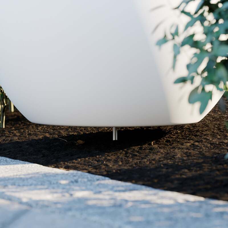 Nowodvorski Kugelleuchte Gartenleuchte Cumulus L LED Außenleuchte weiß Ø60cm - 5903139697897