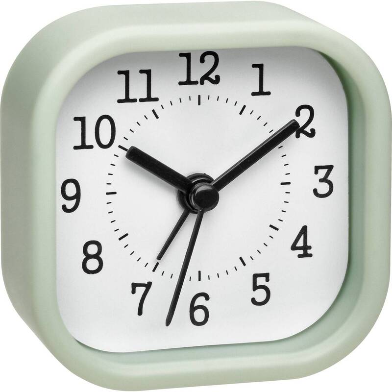 TFA Dostmann 60.1035.04 Quarz Wecker Pastell-Grün Alarmzeiten Uhr 7 STÜCK - 4009816036230