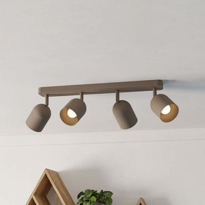 B-Ware Eglo Deckenstrahler Tilston 4-flammig LED dimmbar Stahl beige 58cm 8x20,6cm