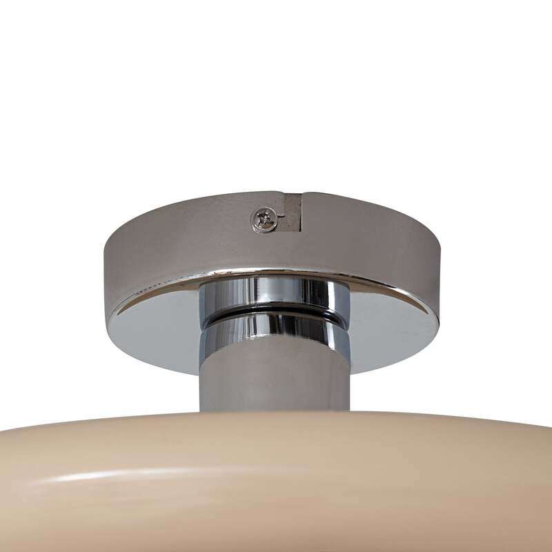Lindby Deckenleuchte Branford LED Lampe Leuchte dimmbar beige Ø35cm 16cm hoch - 4255830903427