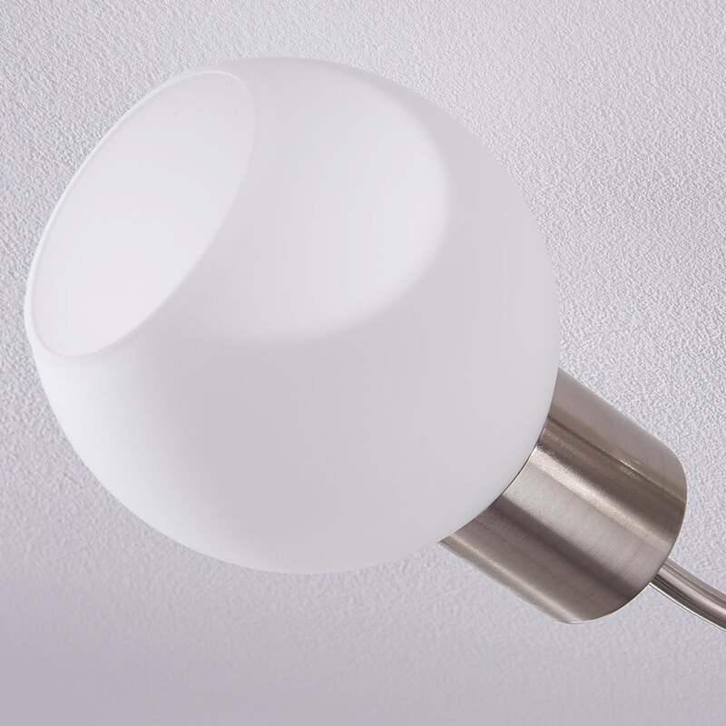 Lindby Deckenlampe Ciala LED Lampe 3-flammig dimmbar nickel satiniert Ø 10 cm - 4251096524086