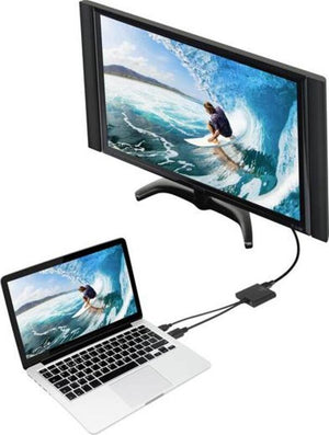 B-Ware Renkforce DisplayPort Splitter DisplayPort Stecker/Buchse Schwarz