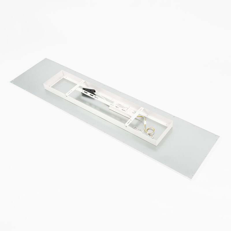 Lindby LED-Panel Luay Hängeleuchte dimmbar CCT Nachtlichtfunktion 120x30cm - 4251096581638