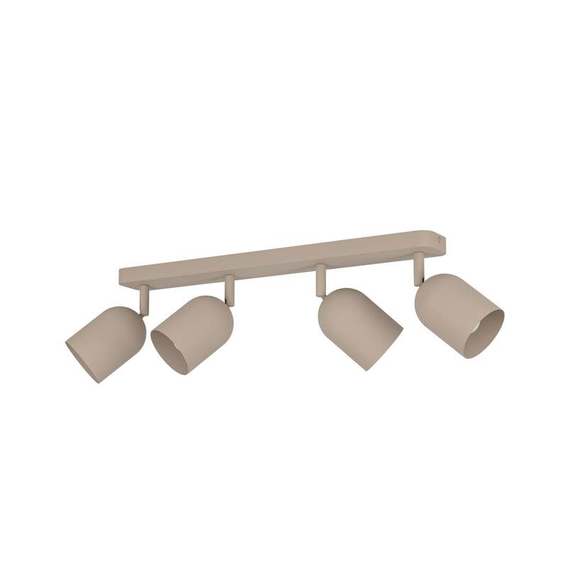 Eglo Deckenstrahler Tilston 4-flammig LED dimmbar Stahl beige 58cm 8x20,6cm - 9008606359745
